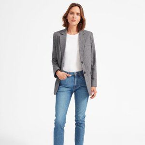 Everlane - The Oversized Blazer (Grey Herringbone)
